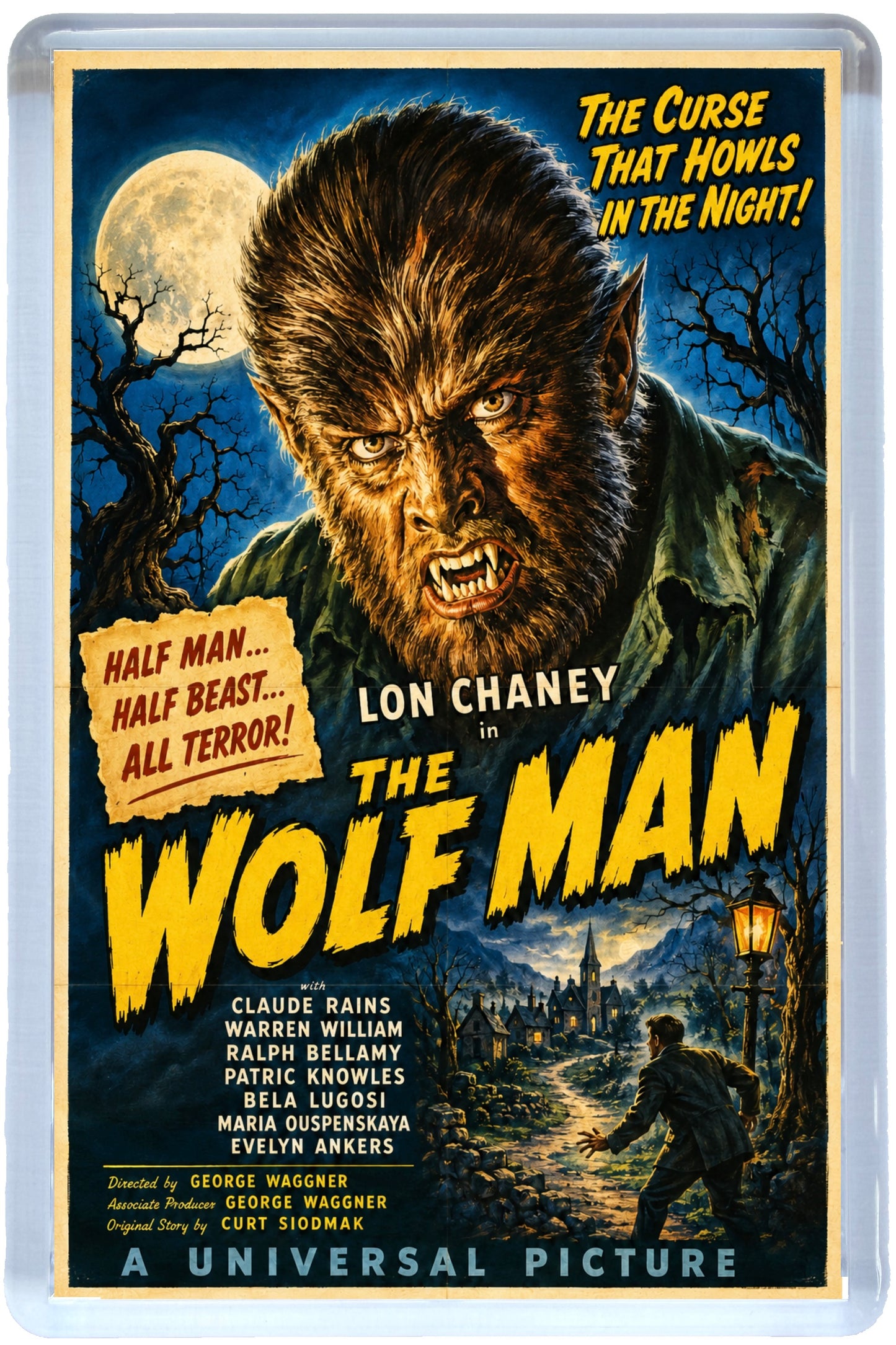 Classic Horror Film Poster Fridge Magnets – Set of 8