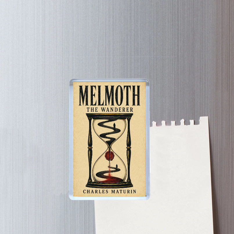 Melmoth the Wanderer by Charles Maturin Classic Gothic Novel Fridge Magnet