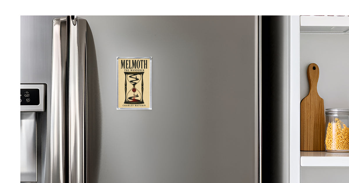 Melmoth the Wanderer by Charles Maturin Classic Gothic Novel Fridge Magnet