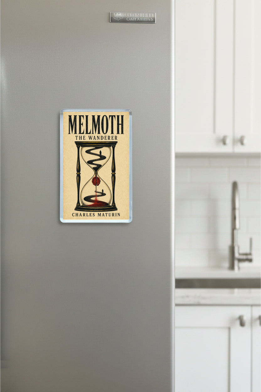 Melmoth the Wanderer by Charles Maturin Classic Gothic Novel Fridge Magnet