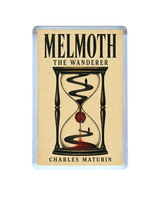 Melmoth the Wanderer by Charles Maturin Classic Gothic Novel Fridge Magnet