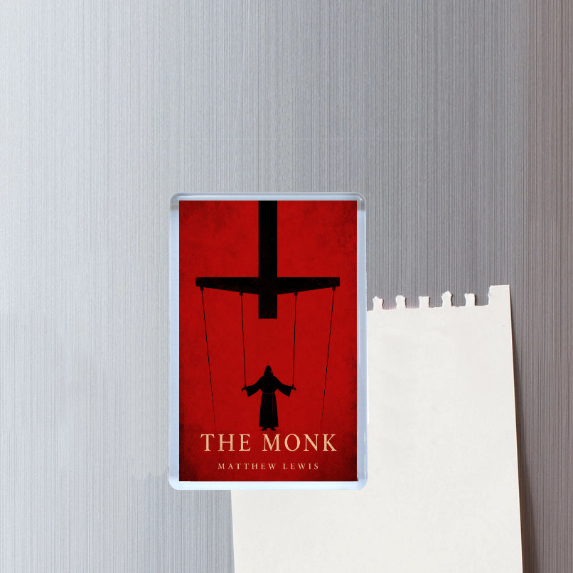 The Monk by Matthew Lewis Classic Gothic Horror Novel Fridge Magnet