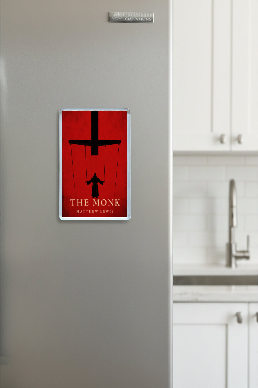 The Monk by Matthew Lewis Classic Gothic Horror Novel Fridge Magnet