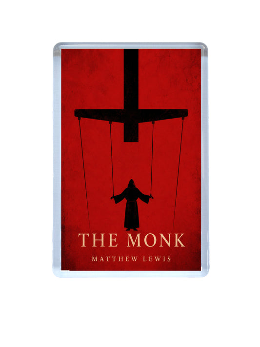 The Monk by Matthew Lewis Classic Gothic Horror Novel Fridge Magnet
