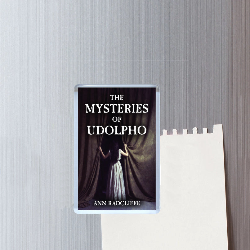 The Mysteries of Udolpho by Ann Radcliffe Classic Gothic Novel Fridge Magnet