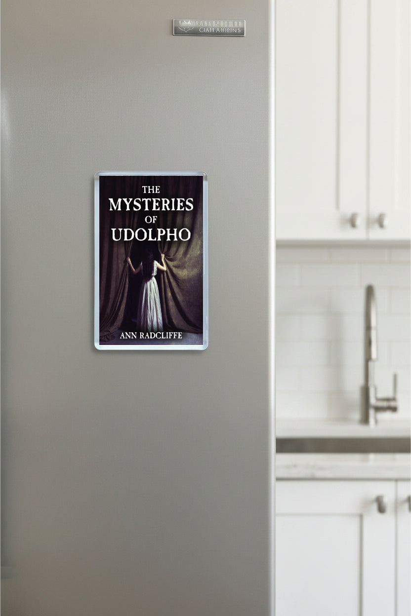 The Mysteries of Udolpho by Ann Radcliffe Classic Gothic Novel Fridge Magnet