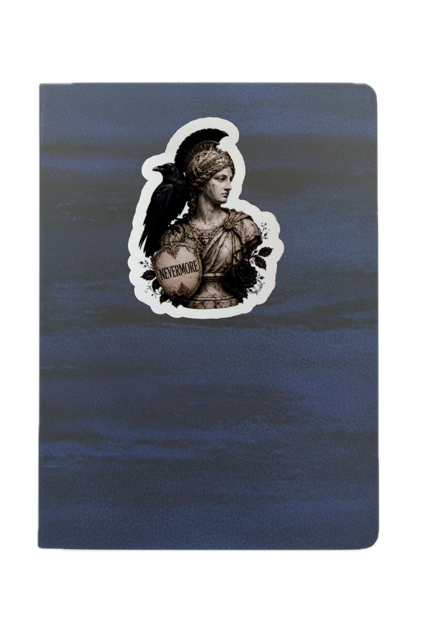 Edgar Allan Poe Nevermore Raven Gothic Vinyl Sticker