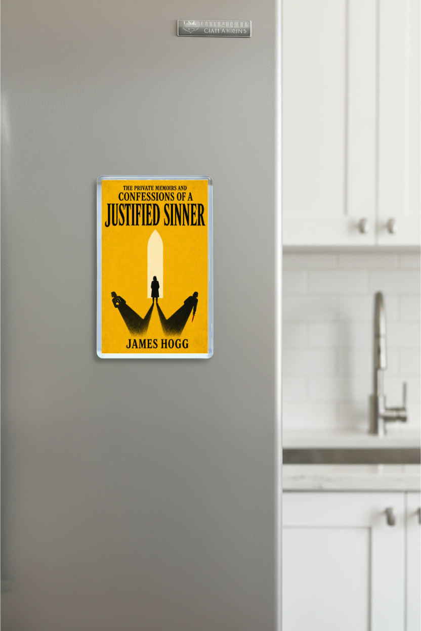 The Private Memoirs and Confessions of a Justified Sinner By James Hogg Classic Gothic Novel Fridge Magnet