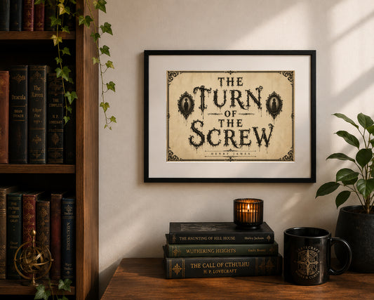 The Turn of the Screw by Henry James Ghost Story Art Print displayed as wall art