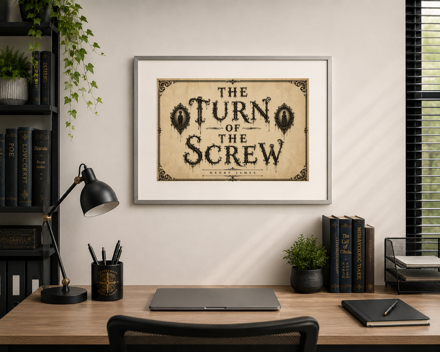 The Turn of the Screw by Henry James Ghost Story Art Print displayed as wall art