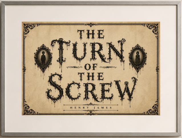 The Turn of the Screw by Henry James Ghost Story Art Print displayed as wall art