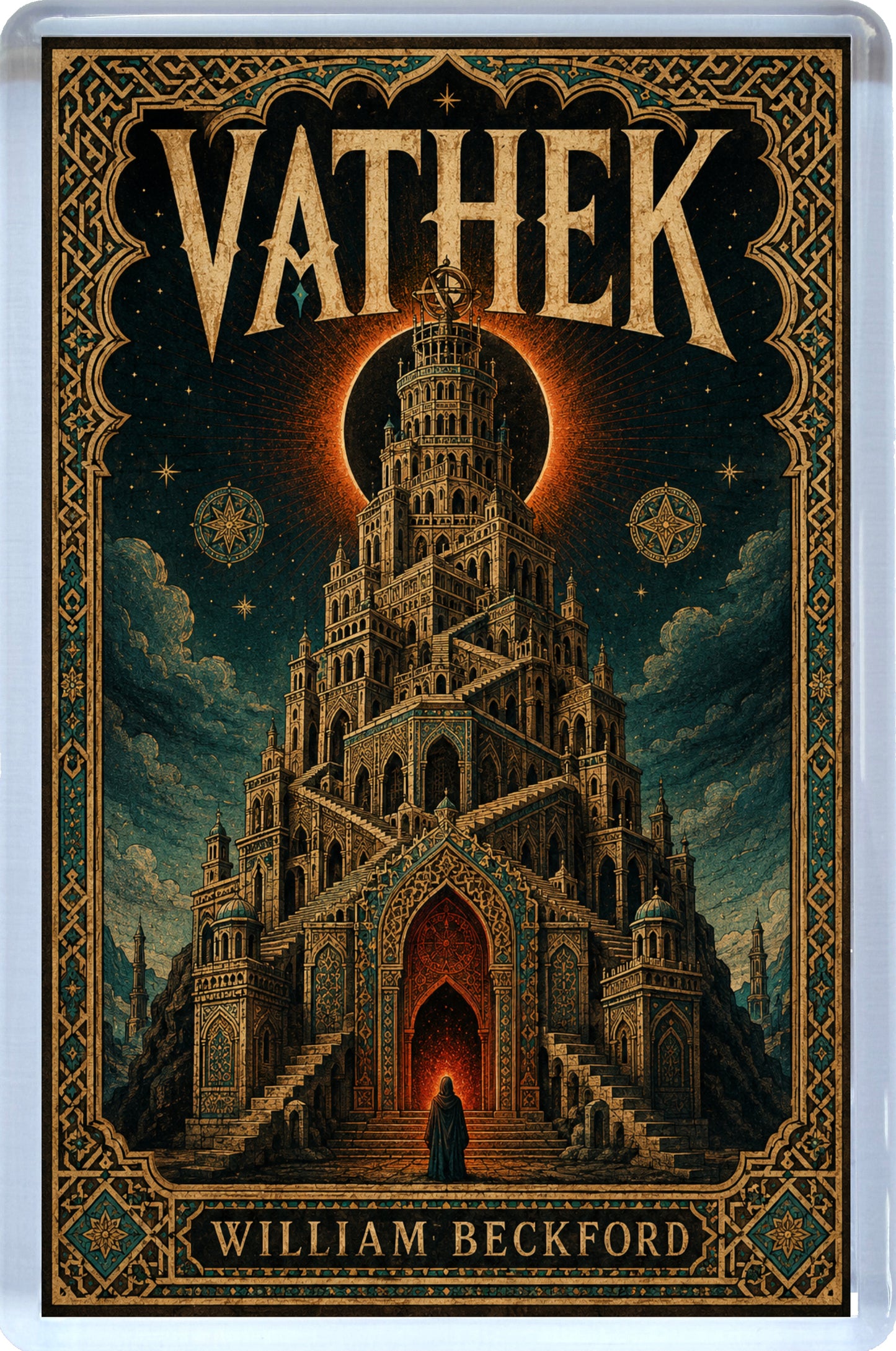 Vathek by William Beckford Classic Gothic Novel Fridge Magnet