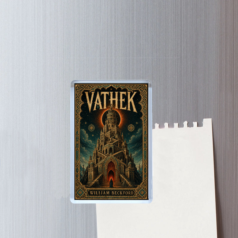 Vathek by William Beckford Classic Gothic Novel Fridge Magnet