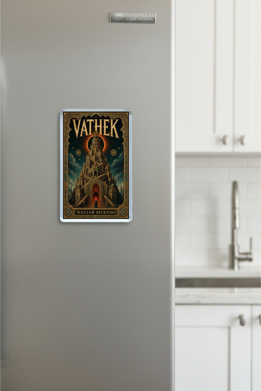 Vathek by William Beckford Classic Gothic Novel Fridge Magnet