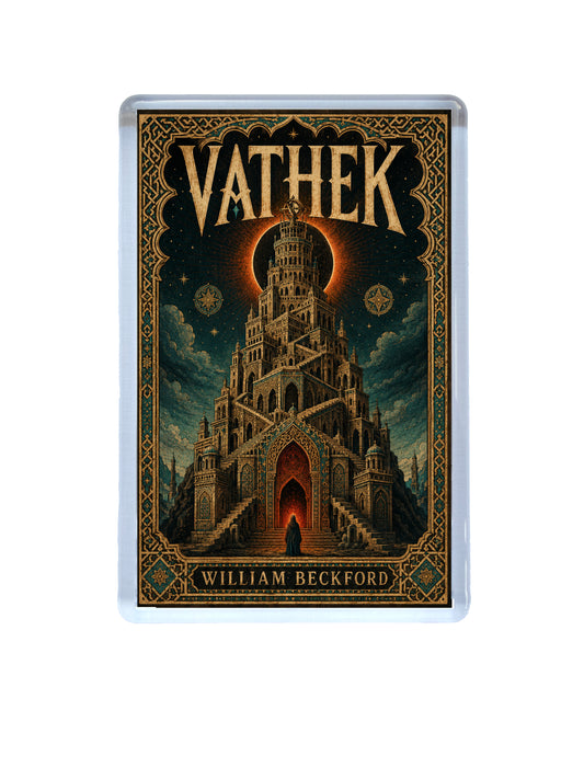 Vathek by William Beckford Classic Gothic Novel Fridge Magnet